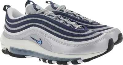 Produktbild von NIKE AIR MAX 97 OG Damen Sport-Schuhe reflektierender Sneaker DQ9131 001 Silber-Blau, Größe:42