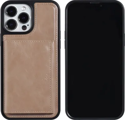 Produktbild von UNIQ Accessory iPhone 13 Pro Max Hardcase Backcover - Whiteh removable card holder - Rose Gold
