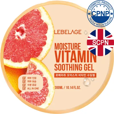 Produktbild von LEBELAGE Vitamin Purity 100% Gesichts- und Körpergel 300 ml