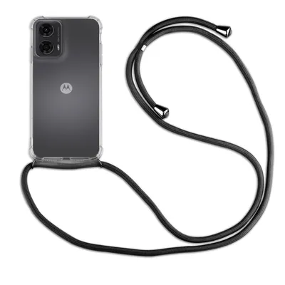 Immagine prodotto di Catena portacellulare per Motorola Moto G85 custodia per telefono cellulare con cavo nero