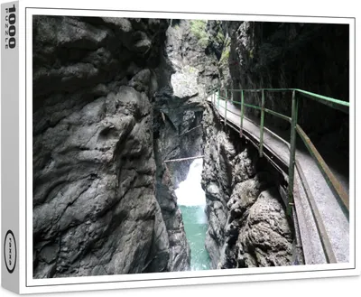 Produktbild von raxxa Premium-Puzzle "Breitachklamm", 1000 Teile