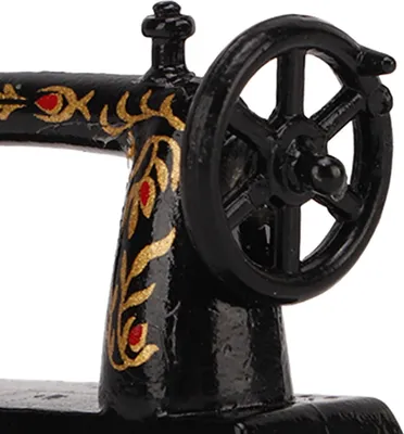 Image de 1:12 Machine à coudre vintage miniature maison de poupée pour enfants adultes