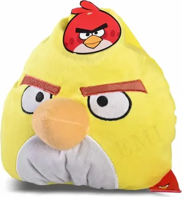 Image de Angry Birds dekoratives Kissen Gelb 25 cm