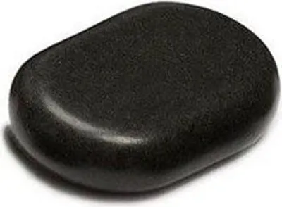 Produktbild von Habys Hot Stone Massagestein Mittelgroß L 6,7x4,7x1,7 cm, aus Basalt, Beheizt, für Wellness Spa Wärmebehandlung und Wärmetherapie, Therapiestein
