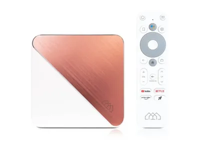 Produktbild von Homatics Box R 4K Plus Android TV Mediaplayer (4K UHD, HDR, WiFi 6, Bluetooth, Sprachfernbedienung)