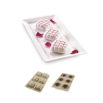 Produktbild von BACKFORM Kuchenform Silikon Backblech 30x17 cm SILIKOMART