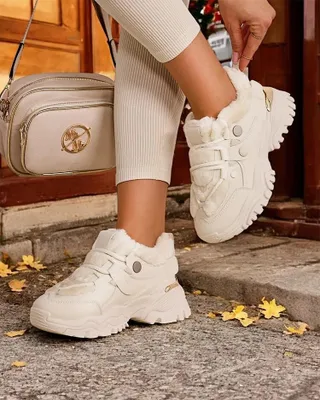 Zdjęcie produktu dla Royalfashion Sneakersy damskie z ociepleniem Poriomo, rozmiar 39