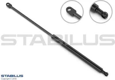 Produktbild von Gasfedern-Set Koffer-/Laderaum 501 mm 460 N Hub 195 mm STABILUS für VW SCIROCCO