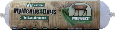 Produktbild von MyMenue4Dogs Hundefutter Wildwurst - 800 g