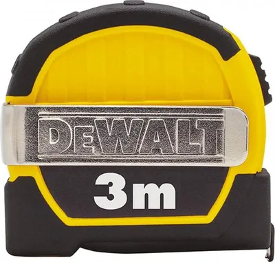 Productafbeelding van DeWalt - Tas, meetlint AW592 (3 m x 13 mm) (Geel/Zwart)