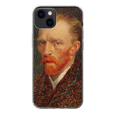 Produktbild von MuchoWow® Handyhülle Schutzhülle Hülle für iPhone 13 Selbstporträt - Vincent van Gogh Silikon Softcase Handy Hülle - Karteninhaber