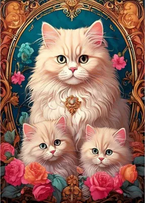 Obrázok produktu pre Bluebird Puzzle Cat Puzzle Mačka Trio - 300 dielikov