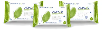 Produktbild von 3 x Lactacyd Intimpflegetücher Erfrischend - biologisch abbaubar - Vorteilspackung - 3 Stücke