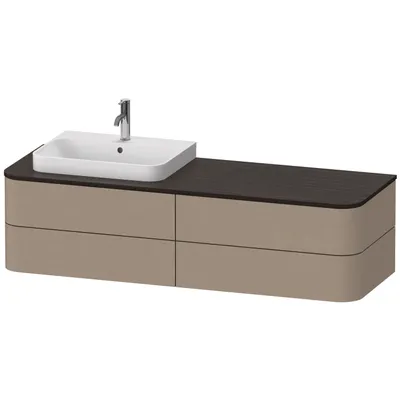 Produktbild von DURAVIT HP4963L7575 WTU HappyD2+ wandh.,408x1600x550mm