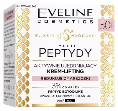 Produktbild von Eveline Cosmetics Eliksir Mlodosci – feuchtigkeitsspendende, glättende Gesichtscreme