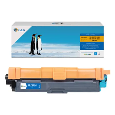 Zdjęcie produktu dla G&G kompatybilny toner z Brother TN245C, TN225C, TN265C, TN295C, TN255C, NT-PB225C, cyan, 2200s