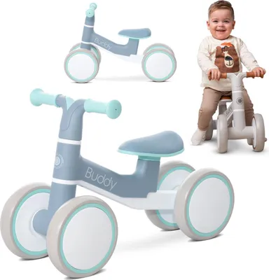 Obrázek produktu pro Lorelli Buddy 2v1 odrážedlo a balanční kolo – lehké, EVA kola, pro děti 12–36 měsíců, nosnost 20 kg, ideální jako první vozítko