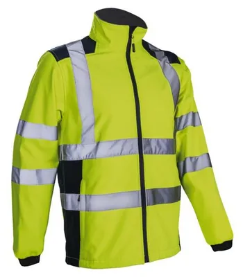 Produktbild von Softshell-Jacke Hivi Kanpa Neon-Gelb/marine T3XL