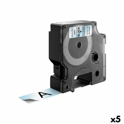 Obrázok produktu pre DYMO páska D1 19 mm x 7 m, čierna na priehľadnej, Čierna na priehľadnej, Polyester, Belgicko, -18 - 90 °C, DYMO, LabelManager, LabelWriter 450 DUO