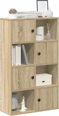 Produktbild von Möbel Bücherregal Sonoma-Eiche 60x24x101,5 cm Holzwerkstoff - Bücherregale &20712
