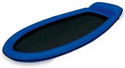 Produktbild von Famanu Wasserhangmat - Komfortable Luftmatratze für Pool und Strand - Blau