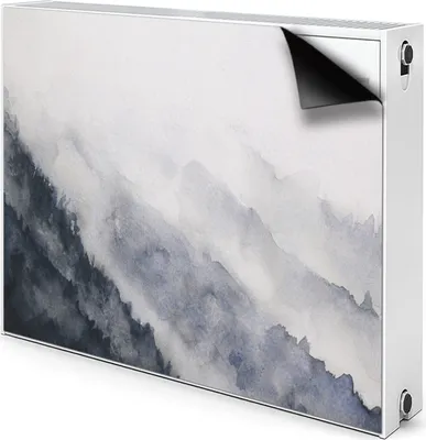 Produktbild von Magnet Radiator Magnet Mat Heizkörperverkleidung Heizkörper-Abdeckung Heizung 90x60 cm  - Landschaft, Berg