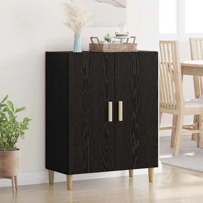 Produktbild von vidaXL Sideboard Schwarz Eichen-Optik 70 x 34 x 90 cm Holzwerkstoff
