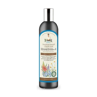 Image de Receptury Babushka Agafii Traditional Siberian Shampoo No. 4 fluffiness and lightness 550 ml