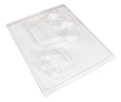 Produktbild von PET Gießform Kronen, 13x12x2cm+6,5x7x2cm