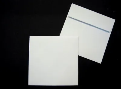 Zdjęcie produktu dla Koperty 160 x 160 mm, 120 g/m², samoprzylepne, opakowanie 100 sztuk, białe