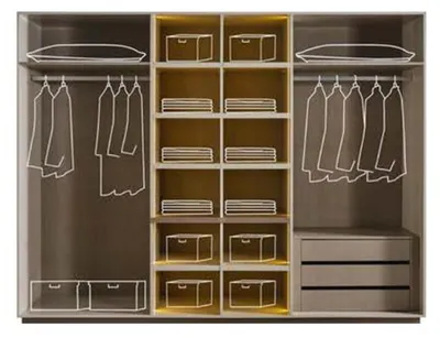 Image de Armoire moderne Armoire de chambre à coucher Armoire en bois Meubles Nouveau