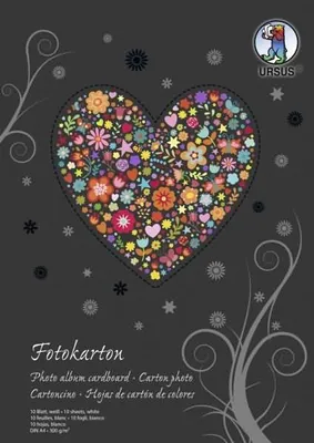 Produktbild von Fotokarton Sonderedition 300g/qm A4 VE=10 Blatt weiß
