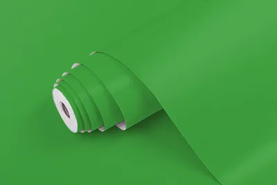 Image de Patifix - Feuilles unies 10-1160 VERT MATTE- largeur 45 cm