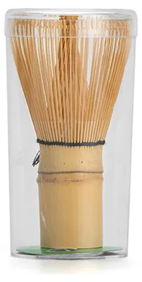 Produktbild von Grüner Teebesen aus natürlichem Bambus, Matcha-Tee-Set, Chasen-Pinsel zur Zubereitung von Matcha-Pulver, Werkzeug für die Teezeremonie und zum Teetrinken