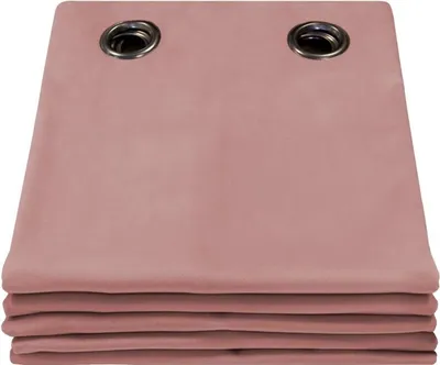 Produktbild von MOONDREAM  Akustikvorhang 3in1 | Lärmschutz | Thermoisolierung | 100% Verdunkelung | Patentierte Technologie | EU | Samt | Ösen | Rosa MC343 | 130B x 260H cm
