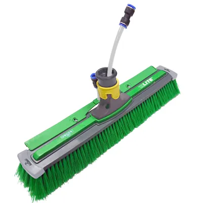 Image de Unger nLite Power brosse complète, 41cm, poils fendus (vert)
