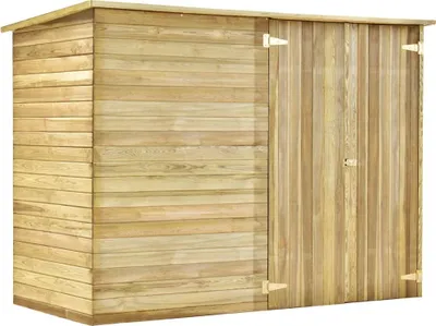 Image de vidaXL Abri de jardin 232 x 110 x 170 cm Bois de pin imprégné