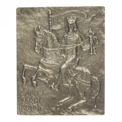 Produktbild von Ferdinand Namenspatron-Bronzerelief (13 cm)