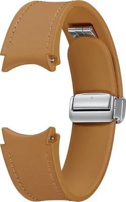 Produktbild von D-Buckle Hybrid Eco-Leather Armband (Normal, M/L), Camel