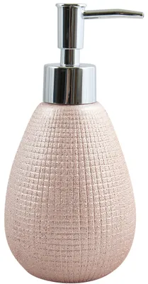 Produktbild von MSV Seifenpumpe/Spender - Shanghai - Keramik - Rosegold - 17 cm
