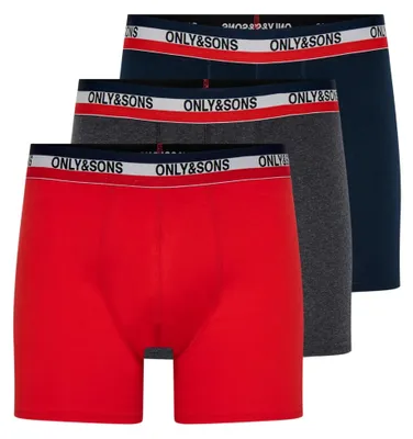 Zdjęcie produktu dla Onsfitz Solid Boxer – zestaw 3 sztuk