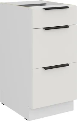 Produktbild von Küchenschrank mit Schubladen LUNARA – Breite 40 cm, weiß