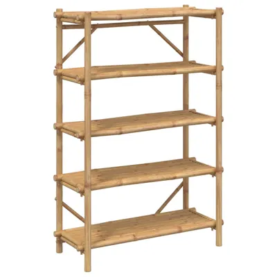 Obrázek produktu pro Regál s 5 policemi 100 x 40 x 150 cm bambus