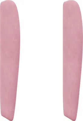 Immagine prodotto di vidaXL Testiera con orecchie rosa 80 x 23 x 6 cm in velluto