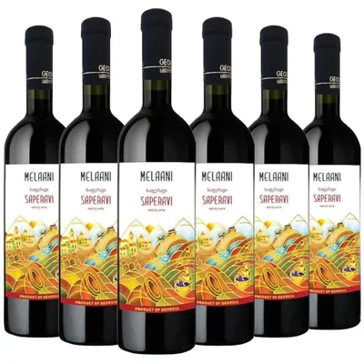 Produktbild von Melaani Saperavi 2020 Rotwein Trocken (6 x 0.75L)