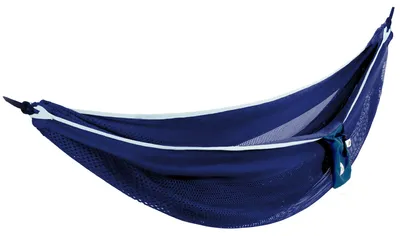 Produktbild von Vivere Doppel-Netzhängematte Blau/Türkis Polyester Hängematte