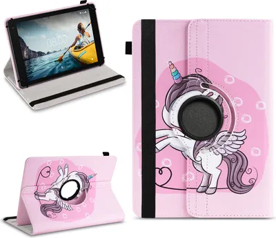 Produktbild von Tablet Tasche für Blackview Tab 90 Hülle Schutzhülle Case 360 Grad Drehbar CoverFarben:Motiv 14