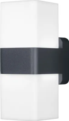 Obrázek produktu pro OSRAM SMART+ WiFi Cube Up/Down LED nástěnné svítidlo tmavě šedé, 14 W, 950 lm, RGB+W 3000 K, WiFi, Alexa, IP44 venkovní