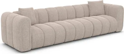 Produktbild von Strukturstoff 3-Sitzer Couch Amoria Beige