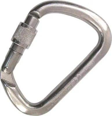 Produktbild von Kong Italy Aluminium Extra Großer Schraubkarabiner Silber Silber One Size